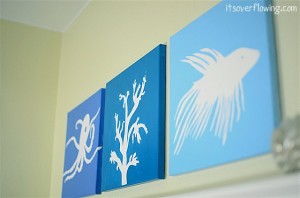 DIY canvas Art Tutorial