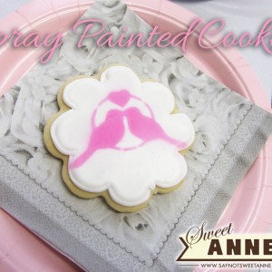 Spray food coloring cookies how to decorate