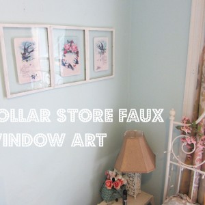 Faux Window picture wall art