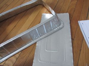 Make your own cookie cutter from roasting pan