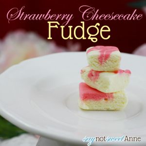 Strawberry Cheese Cake Fudge