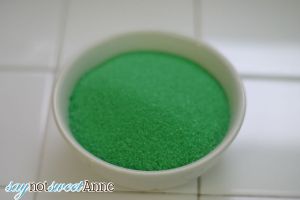 How to make colored sugar