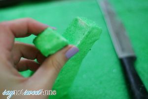 MineCraft Creeper Marshmallows How to 