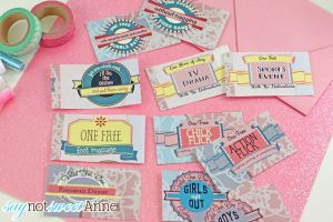 Free Printable Love Coupons from saynotsweetanne.com