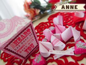 Adorable Printable Fortune Cookies & Box | saynotsweetanne.com | #valentine #love #printable