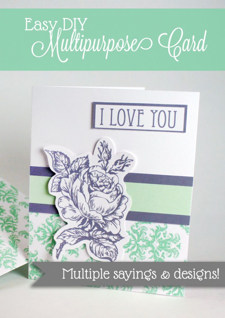 Multi-Use Card [Free Printable] - Sweet Anne Designs