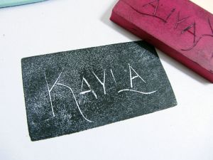 Easy DIY Eraser Stamps! $1 investment and tons of ideas! | saynotsweetanne.com
