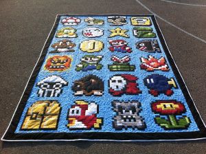 MArio brothers quilt