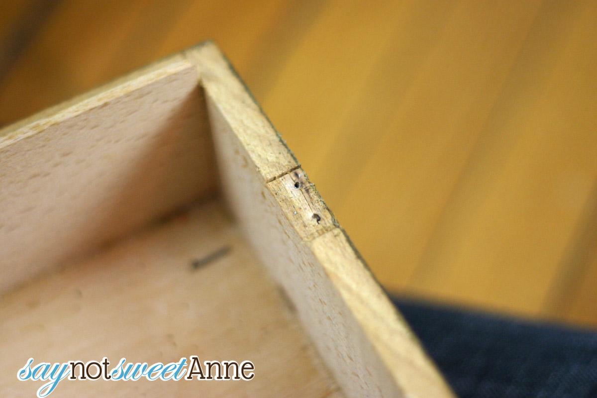 Vintage Sewing Box Makeover Sweet Anne Designs