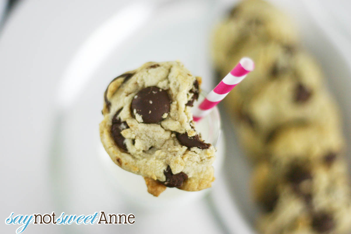 Amazing Chocolate Chip Cookie Recipe! Chocolatey and a little salty @saynotsweetanne.com