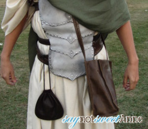 Easy and Cheap DIY Warrior Breastplate | saynotsweetanne.com | #halloween #costume #warrior #dnd #renaissance #diy