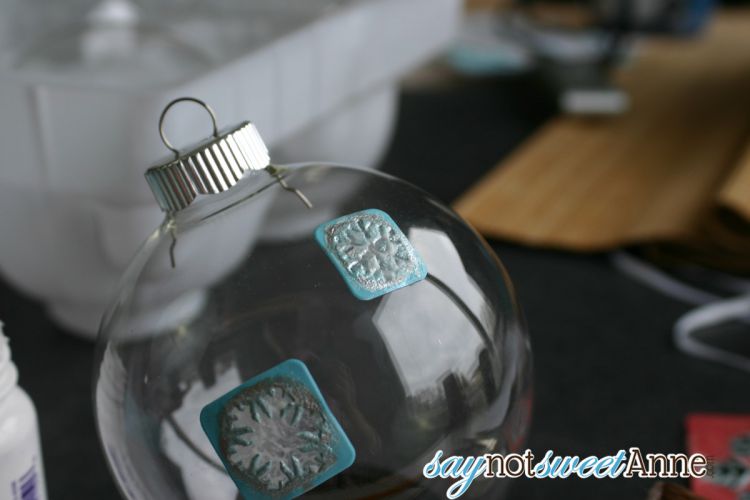 DIY Etched Glass Ornaments Sweet Anne Designs