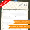 Printable Half Size Planner - Sweet Anne Designs