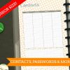 Printable Half Size Planner - Sweet Anne Designs