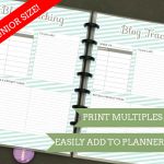 Amazing Printable Junior Sized Planner! Jan - Dec '14 with tons of choices! Meal planning, lesson planning, kid sport tracking etc! | from saynotsweetanne.com | #planner #printable #organize #student #meal #mommy #lesson