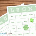 St. Patrick’s Day Bingo Printable