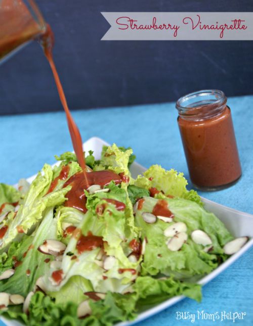 Simple Strawberry Vinaigrette Say Not Sweet Anne