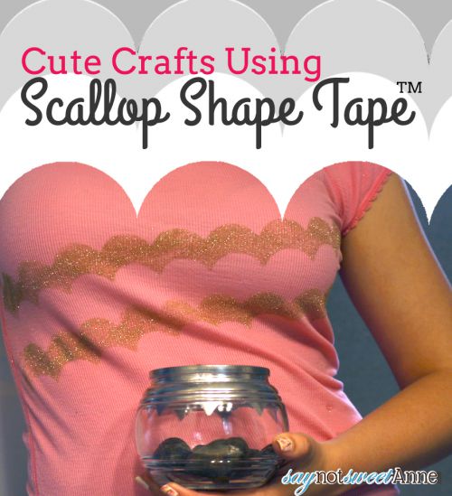 Two Easy DIY masking tape projects | saynotsweetanne.com | #diy #ShapeTape