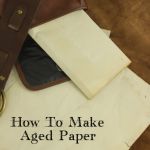 Easy DIY Aged Paper
