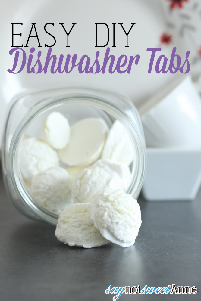 DIY Dishwasher Tabs Sweet Anne Designs