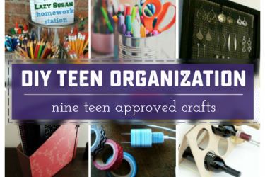 9 teen approved organization projects! Perfect for summer boredom, or just sprucing things up! | Saynotsweetanne.com