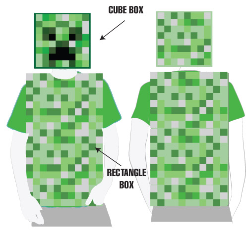 Minecraft Creeper Printable Box Head