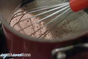 Easy, 3 Ingredient Hazelnut Hot Cocoa. 2 minutes and done! | saynotsweetanne.com |