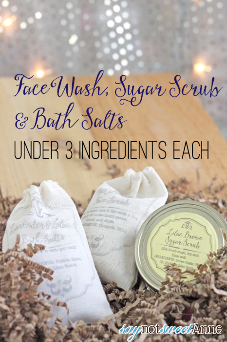 Three Easy Bath Treats in the Food processor! Three or less ingredients each. | saynotsweetanne.com