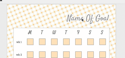 Free Editable Goal Tracking worksheet! Made to mate the 2015 Modular Printable planner - or use it alone. All text is editable in Google Doc format. | saynotsweetanne.com