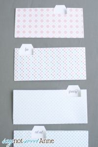 Printable Budget Envelopes - Sweet Anne Designs