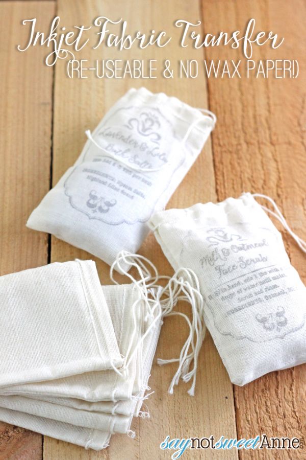 Easy Inkjet to Fabric Transfer Sweet Anne Designs