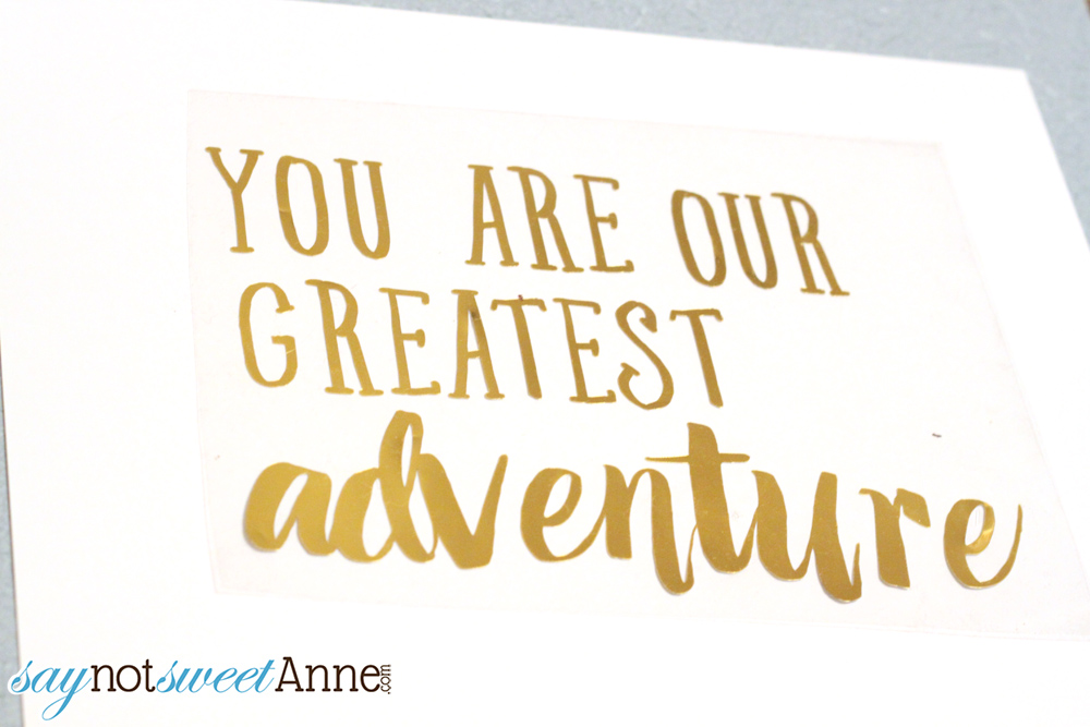 Easy Iron On Foil Quote Art - Sweet Anne Designs