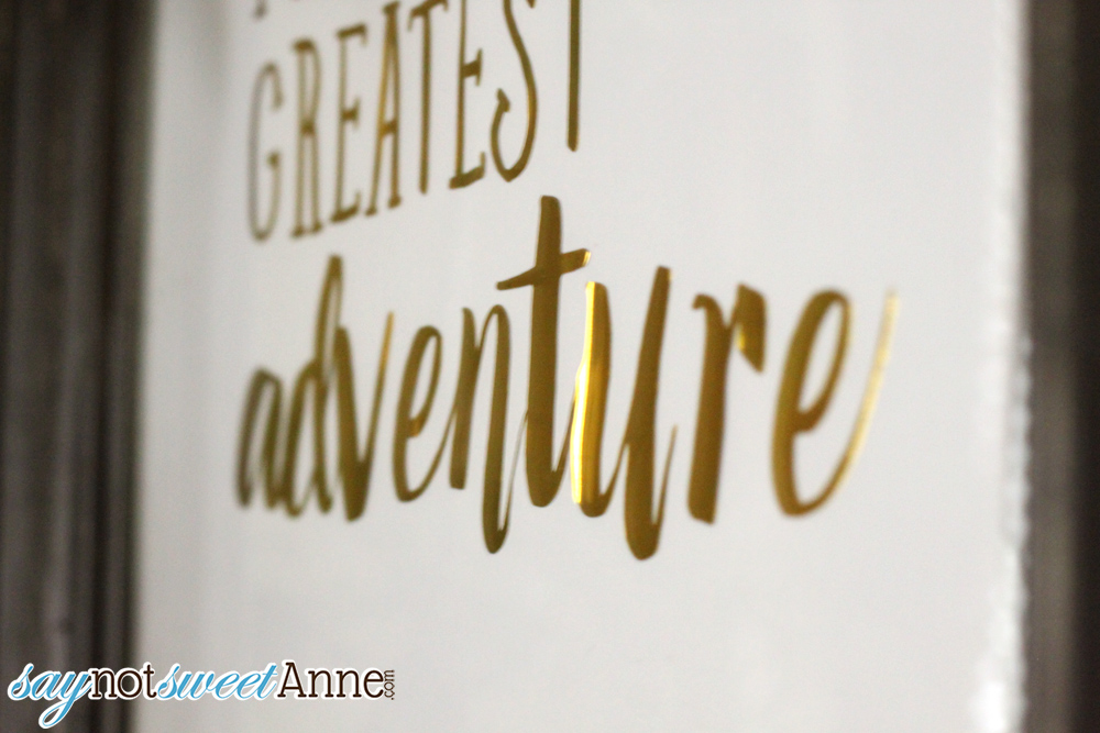 Easy Iron On Foil Quote Art - Sweet Anne Designs