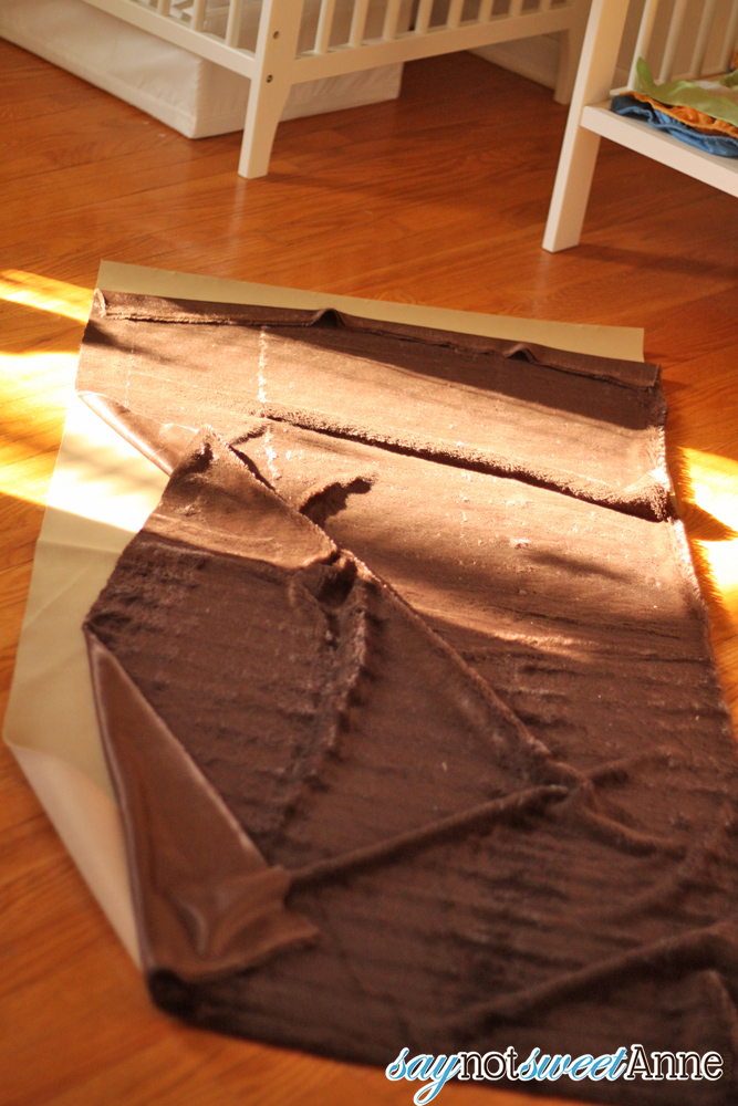 DIY Faux Animal Skin Rug Sweet Anne Designs