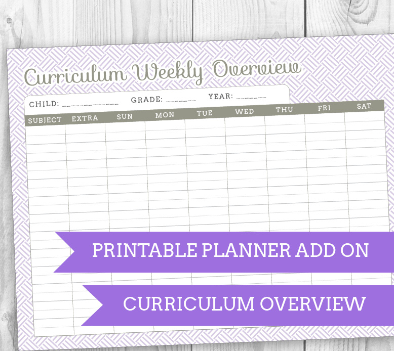 Free Printable Student Planner - Sweet Anne Designs
