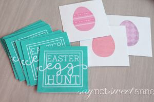 Free Printable Easter Memory Game. Great for Easter baskets or treat bags! | saynotsweetanne.com