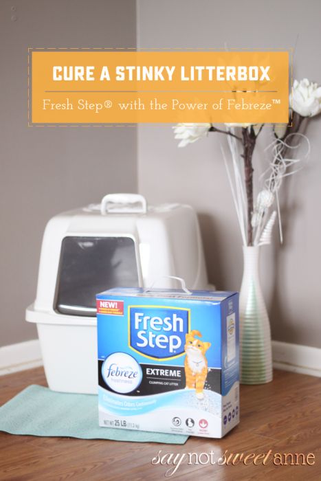 I took some time to review Fresh Step® with the Power of Febreze™ - See the results! | Saynotsweetanne.com