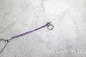 Easy and Beautiful DIY Bracelet. Perfect for kids and beginners, classy enough for fashionistas! | saynotsweetanne.com
