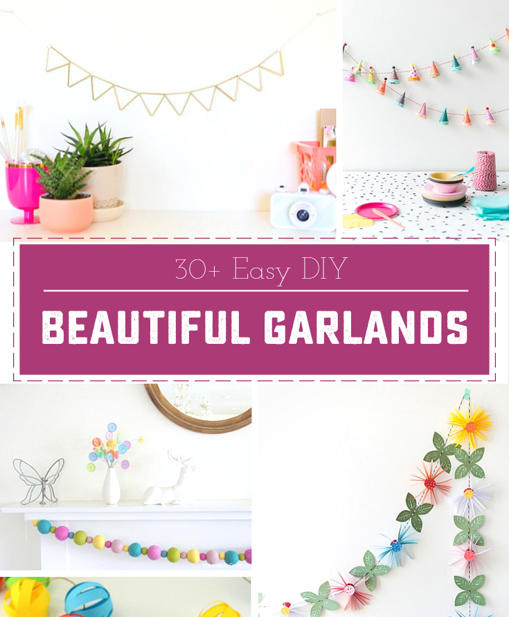 30 DIY Garlands Sweet Anne Designs