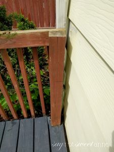 DIY Deck Curtains. Extend your existing deck posts to hold beautiful and luxurious curtains! Plus plenty of bonus deck makeover ideas. | saynotsweetanne.com