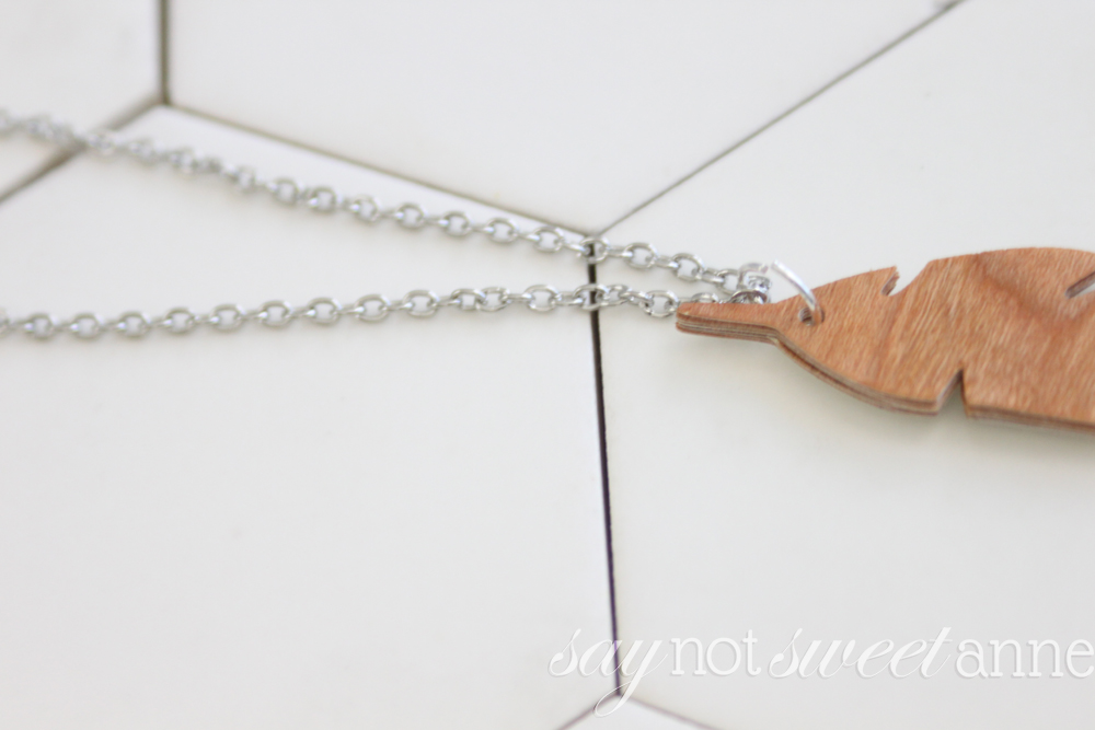 DIY Wood Veneer Pendant Sweet Anne Designs