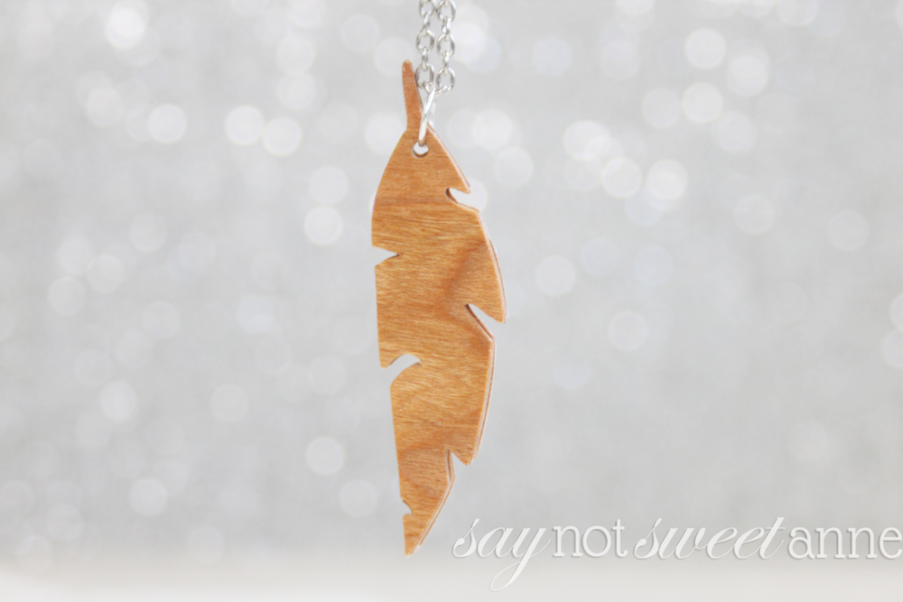 DIY Wood Veneer Pendant Sweet Anne Designs