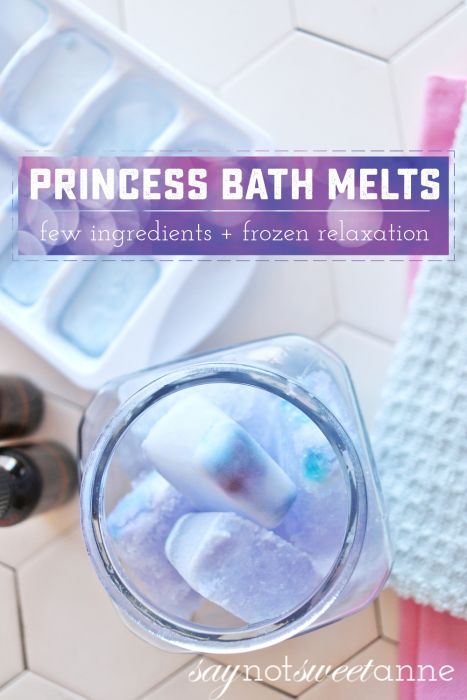 Princess Bath Melts | Saynotsweetanne.com