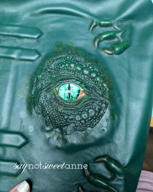 DIY Dragon book | Saynotsweetanne.com